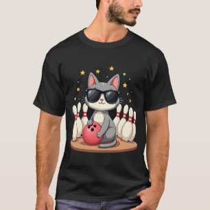 T-shirt Chat mignon avec des lunettes de soleil Chat jouan