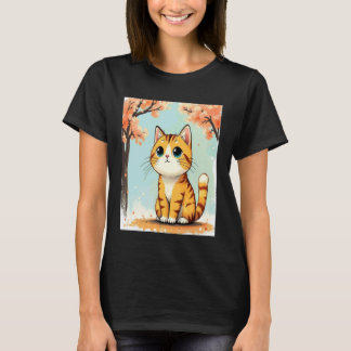 T-shirt Chat Mignon Drôle