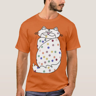 T-shirt Chat mignon équilibré