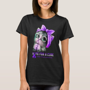 T-shirt Chat Mignon Espoir De Guérison Sensibilisation Aux