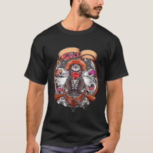 T-shirt Chat Mignon Et Cadeau De Chaton Bateau À Rames Ama