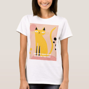 T-shirt chat mignon et drôle pour les Amoureux de