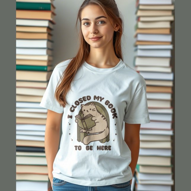 T-shirt Chat mignon lisant un livre, drôle de lecture disa (Créateur téléchargé)