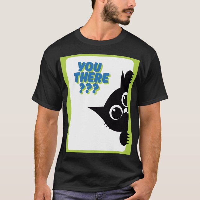T-shirt Chat Mignon Peekaboo (Devant)