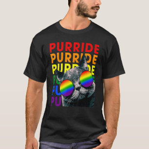 T-shirt Chat mignon Purride & Lunettes de soleil arc-en-ci