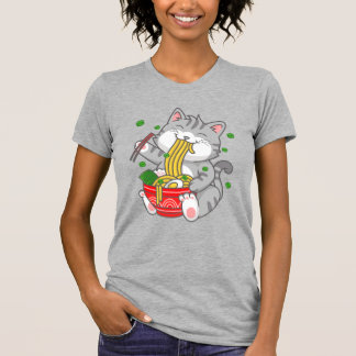 T-shirt Chat mignon Ramen Nouille Chaton drôle