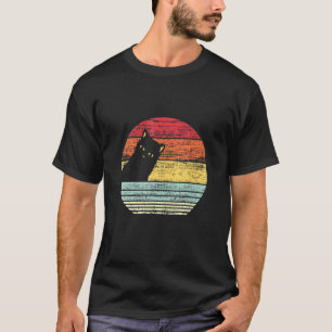 T-shirt Chat Mignon Vintage Rétro Mère Chat Dame Chat Cool