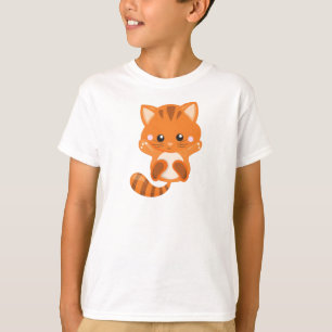 T-shirt Chat mignonne, Chat orange, Petit Chat, Kitty, Kit