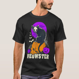 T-shirt Chat Monstre de Halloween Meowster Chat Effrayant