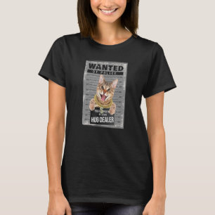 T-shirt Chat Mugshot Recherché Hugues Dealer Cute Kittens