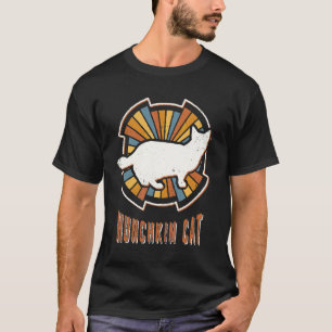 T-shirt Chat Munchkin Vintage Classique Rétro Amour des An