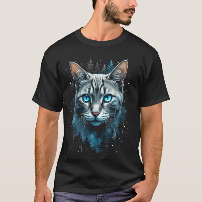 T-shirt Chat mystique (Devant)