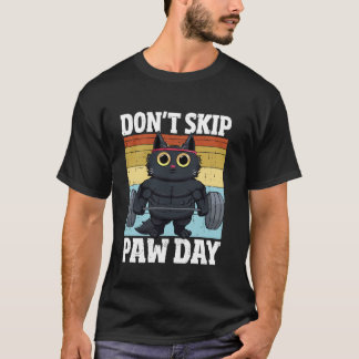 T-shirt Chat N'ignorez Pas La Journée De La Patte Drôle De