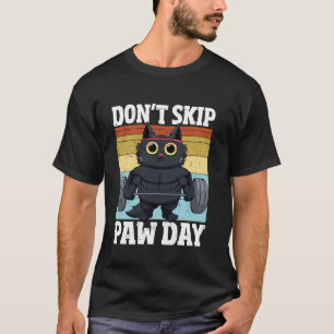 T-shirt Chat N'ignorez Pas La Journée De La Patte Drôle Gy