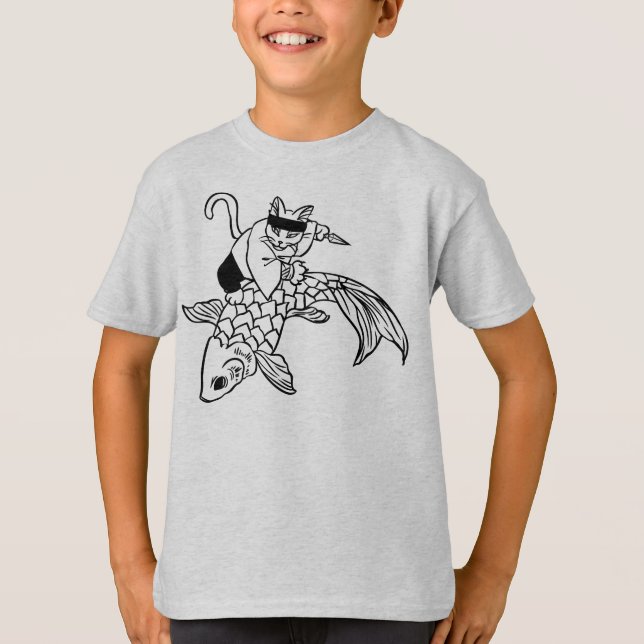 T-Shirt Chat Nija (Devant)