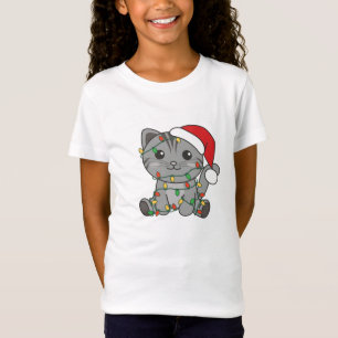 T-Shirt Chat Noël Animaux d'hiver Chats