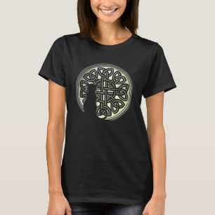 T-shirt Chat Nœud Celtique et la Lune