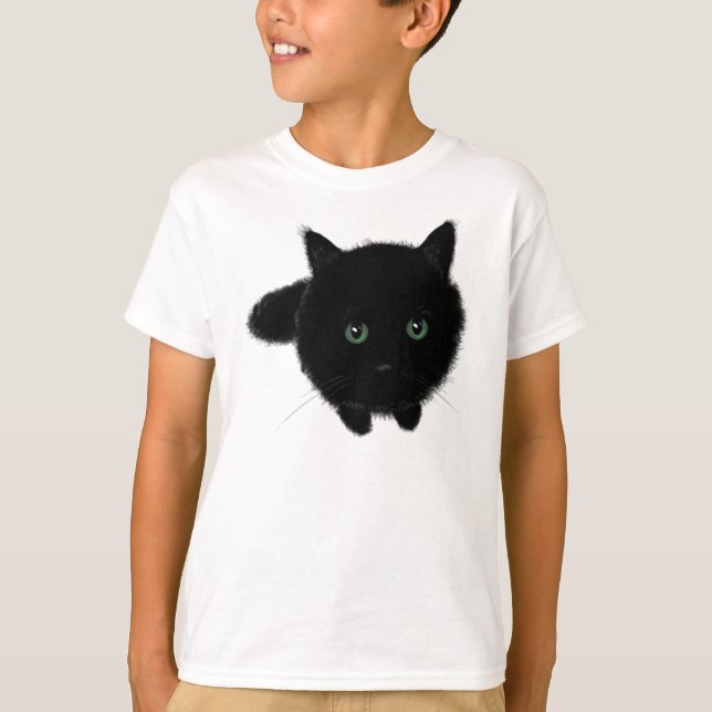 T-shirt Chat noir (Devant)