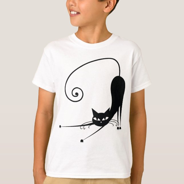 T-shirt Chat noir (Devant)