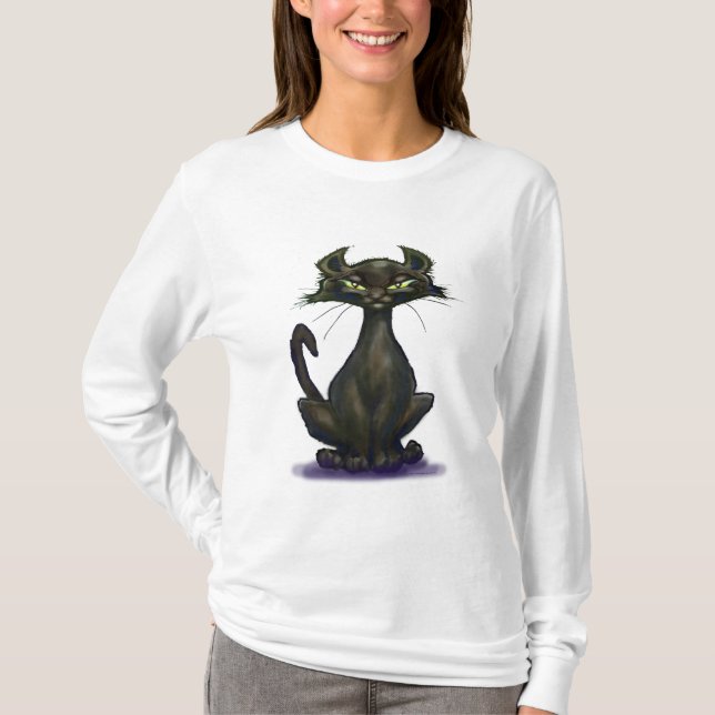 T-shirt Chat noir (Devant)