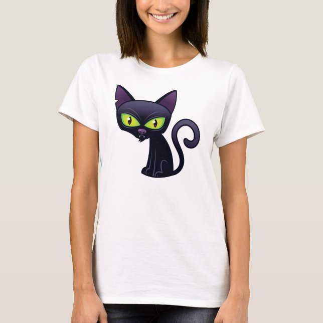 T-shirt Chat noir (Devant)