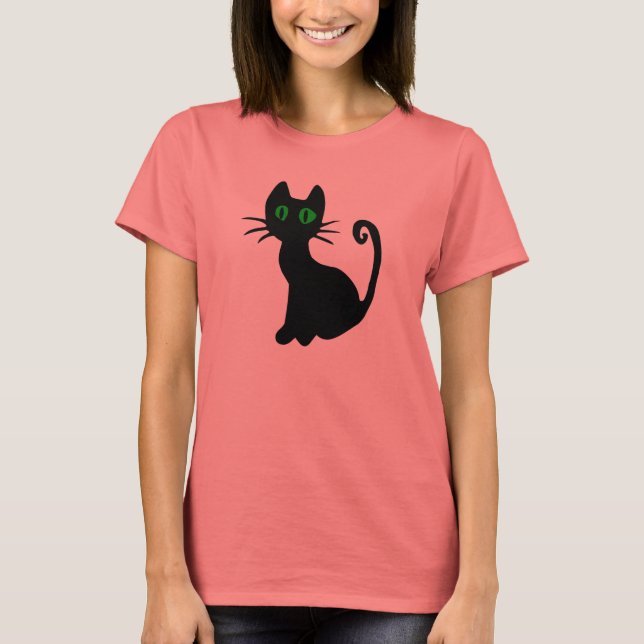 T-shirt Chat noir (Devant)
