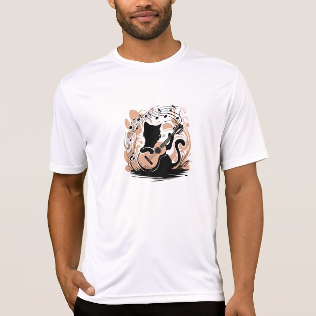 T-shirt - Chat noir (Devant)