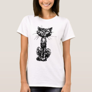 T-shirt chat noir