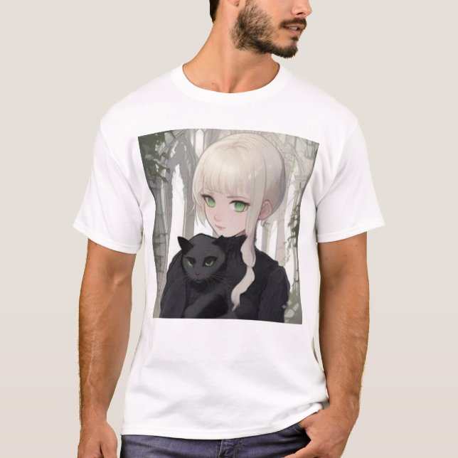 T-shirt Chat Noir  (Devant)