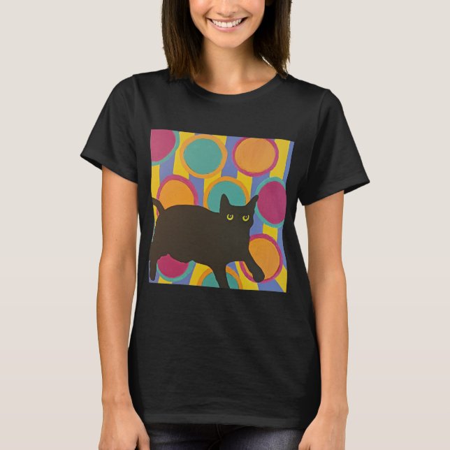 T-shirt Chat noir (Devant)