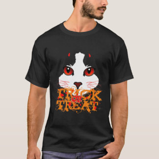 T-shirt Chat noir à coller ou à traiter