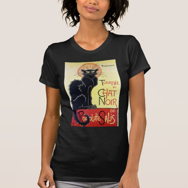T-shirt Chat noir, Alexandre Steinlen (Devant)