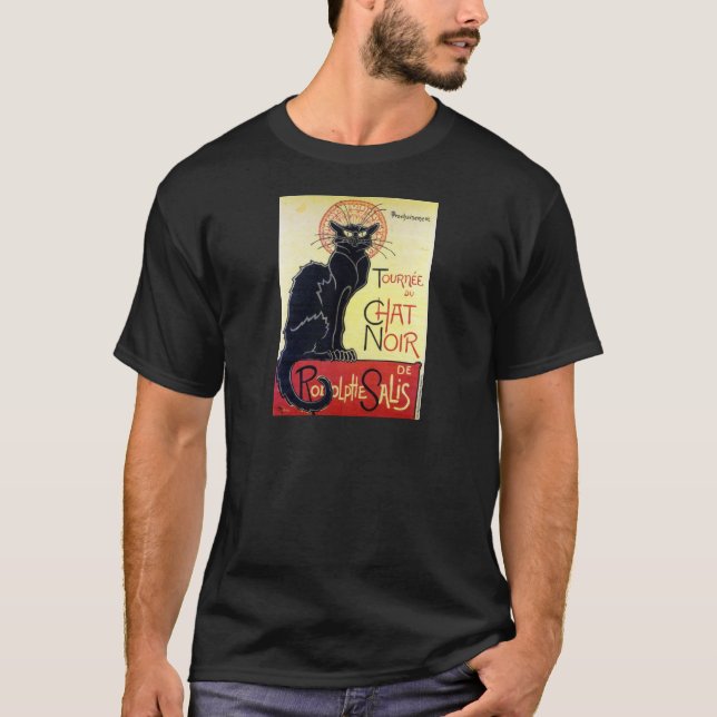T-shirt Chat noir, Alexandre Steinlen (Devant)