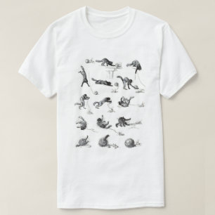 T-shirt Chat noir & Boule en laine, Alexandre Steinlen