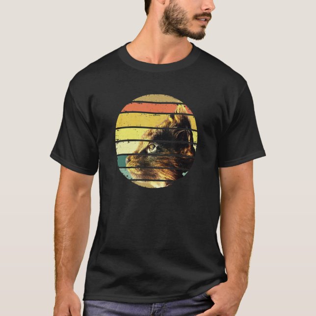 T-shirt Chat Noir Chanceux Black Cat 1 (Devant)