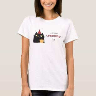 T-shirt Chat noir drôle Anniversaire