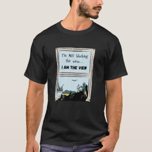 T-shirt Chat noir drôle, je suis la vue