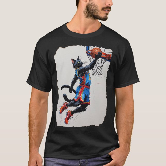 T-shirt Chat Noir Dunk ! (Devant)