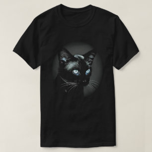T-shirt Chat Noir Élégant