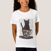 Chat noir en Teacup