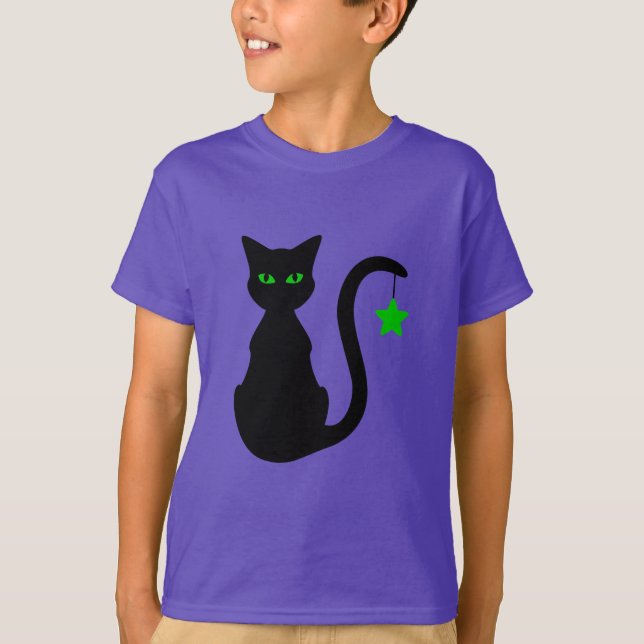 T-shirt Chat Noir (Enfant) (Devant)