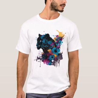 T-shirt Chat Noir Géant Mignon