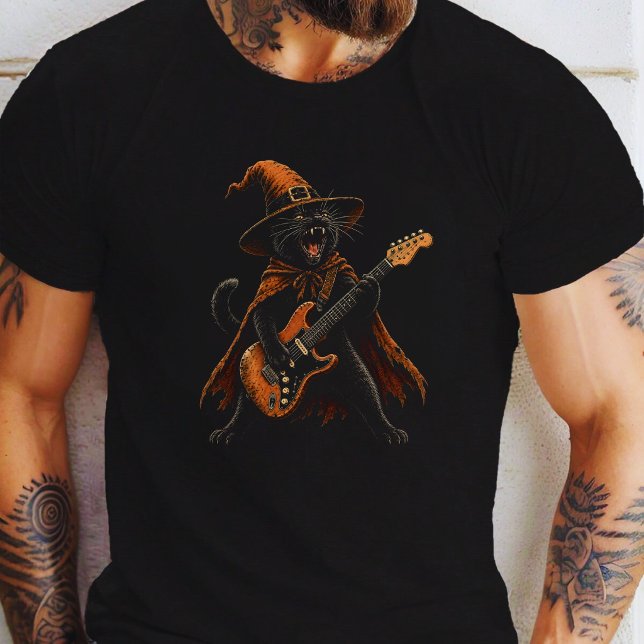 T-shirt chat-noir-Halloween (Créateur téléchargé)