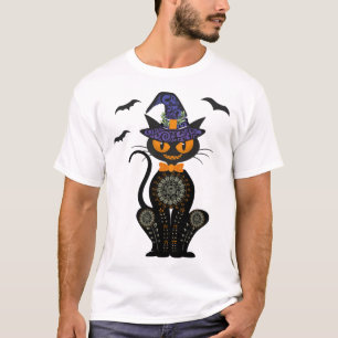 T-shirt Chat Noir Halloween