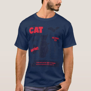 T-shirt Chat Noir Halloween Animaux De Compagnie Pas Tous 