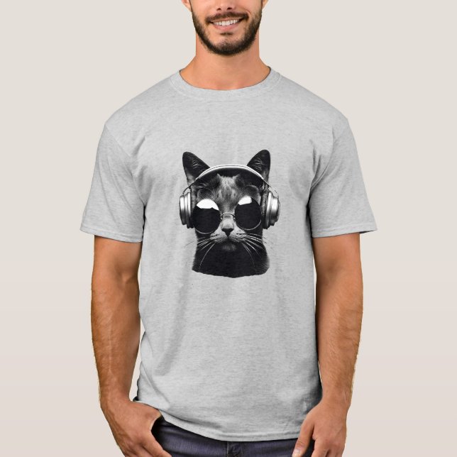 T-shirt Chat Noir jJammin' (Devant)