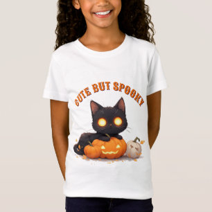 T-Shirt Chat noir Kawaii Trick Or Treat Halloween 🎃