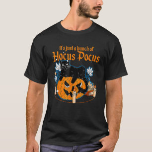 T-shirt Chat Noir Lune Drôle de Costume Halloween Bunch Of
