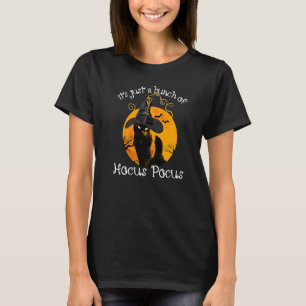 T-shirt Chat noir Lune Halloween Costume Bund de Hocus Po