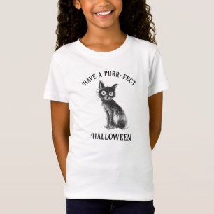 T-Shirt Chat Noir Parfait Halloween